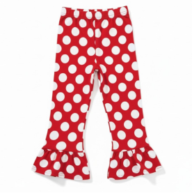 Girl's Polka Dot Ruffle Pants Girl's Polka Dot Ruffle Pants